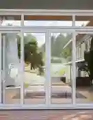 CỬA ĐI uPVC 4 CÁNH XẾP TRƯỢT