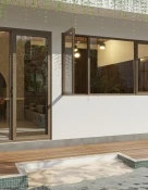 CỬA SỔ uPVC 1 CÁNH MỞ QUAY NGOÀI