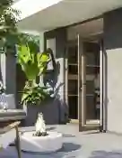 CỬA ĐI uPVC 2 CÁNH MỞ QUAY NGOÀI