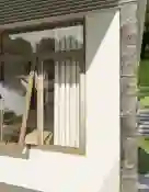CỬA SỔ uPVC MỞ HẤT