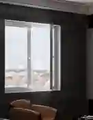 CỬA SỔ uPVC 2 CÁNH MỞ QUAY LẬT TRONG
