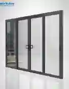 CỬA ĐI NHÔM 2 CÁNH MỞ TRƯỢT