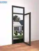 CỬA ĐI NHÔM 1 CÁNH MỞ QUAY TRONG