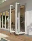 CỬA ĐI uPVC 6 CÁNH XẾP TRƯỢT