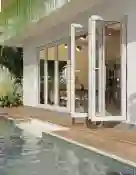 CỬA ĐI uPVC 6 CÁNH XẾP TRƯỢT