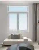 CỬA SỔ uPVC 2 CÁNH MỞ QUAY LẬT TRONG