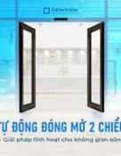 Cửa bản lề sàn tự động