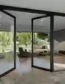Cửa bản lề sàn tự động