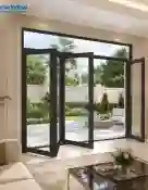 CỬA ĐI NHÔM 4 CÁNH XẾP TRƯỢT