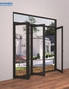 CỬA ĐI NHÔM 4 CÁNH XẾP TRƯỢT