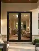 CỬA ĐI uPVC 2 CÁNH MỞ QUAY NGOÀI