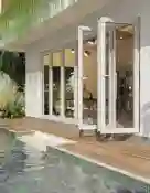CỬA ĐI uPVC 6 CÁNH XẾP TRƯỢT