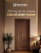 CỬA GỖ GHÉP THANH 1 CÁNH