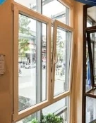 CỬA SỔ uPVC 1 CÁNH MỞ QUAY TRONG