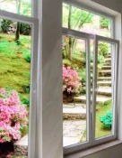 CỬA SỔ uPVC 1 CÁNH MỞ QUAY TRONG