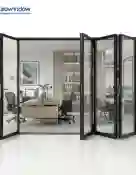 CỬA ĐI NHÔM 4 CÁNH XẾP TRƯỢT