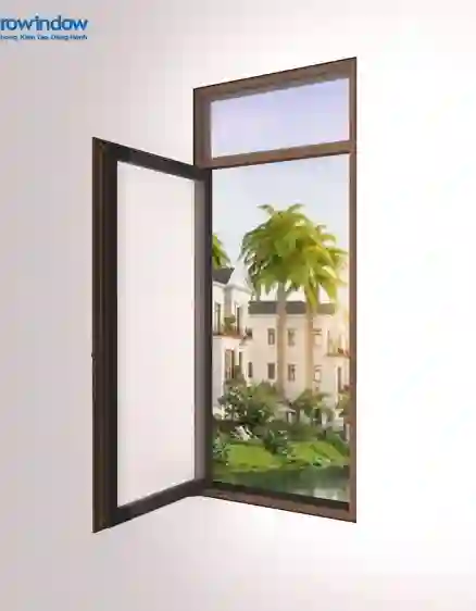 CỬA SỔ NHÔM MỞ QUAY LẬT TRONG 
