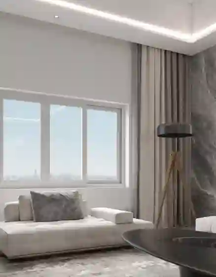 CỬA SỔ MỞ TRƯỢT uPVC 4 CÁNH