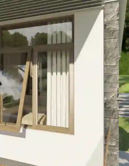 CỬA SỔ uPVC MỞ HẤT
