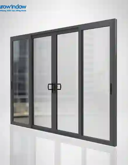 CỬA ĐI NHÔM 2 CÁNH MỞ TRƯỢT