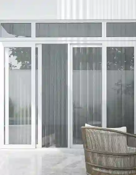 CỬA ĐI uPVC 4 CÁNH XẾP TRƯỢT