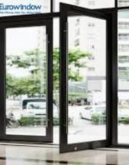 Cửa bản lề sàn tự động