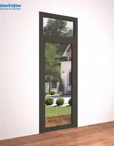 CỬA ĐI NHÔM 1 CÁNH MỞ QUAY NGOÀI