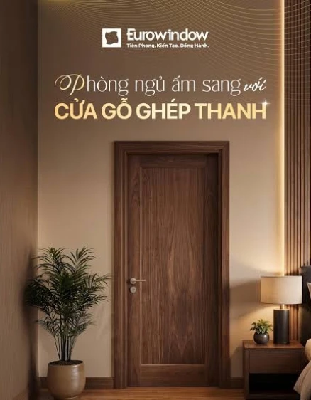 CỬA GỖ GHÉP THANH 1 CÁNH