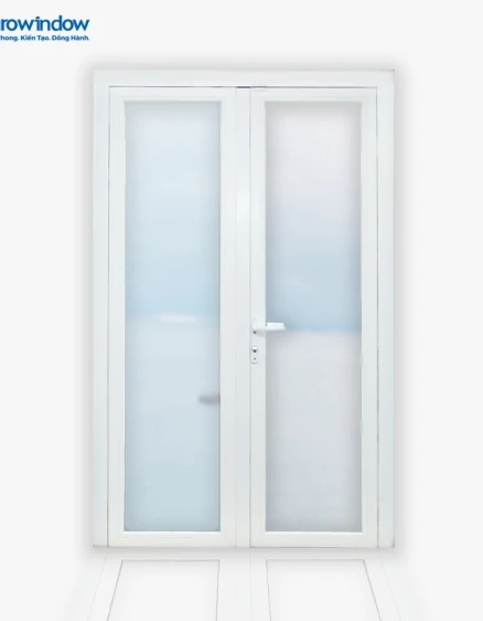 CỬA ĐI uPVC 2 CÁNH MỞ QUAY NGOÀI