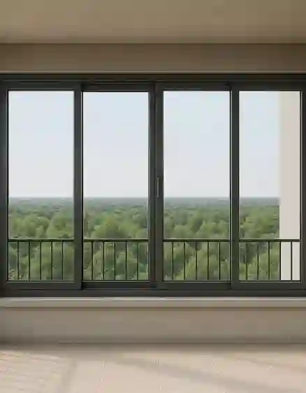 CỬA SỔ MỞ TRƯỢT uPVC 4 CÁNH
