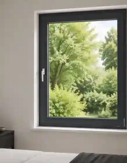 CỬA SỔ uPVC 1 CÁNH MỞ QUAY NGOÀI
