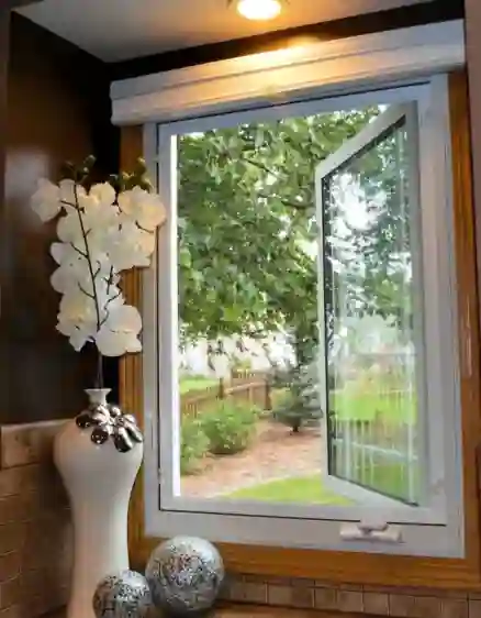 CỬA SỔ uPVC 1 CÁNH MỞ QUAY NGOÀI