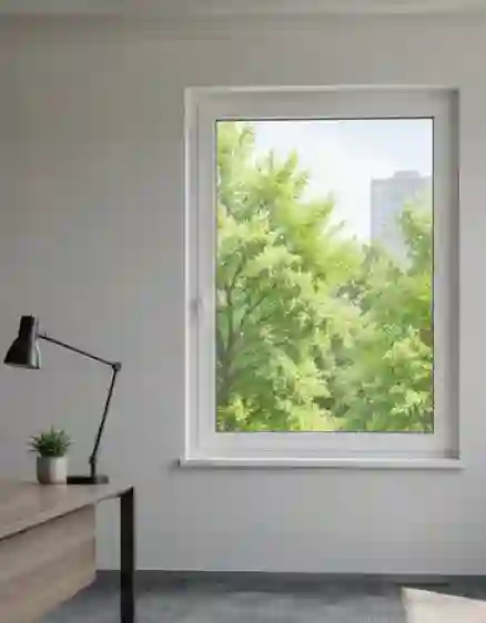 CỬA SỔ uPVC 1 CÁNH MỞ QUAY NGOÀI