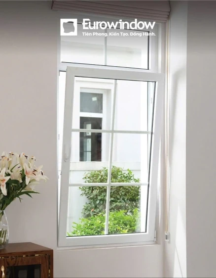 CỬA SỔ uPVC 1 CÁNH MỞ QUAY TRONG