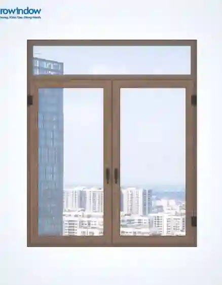 CỬA SỔ NHÔM 2 CÁNH MỞ QUAY TRONG