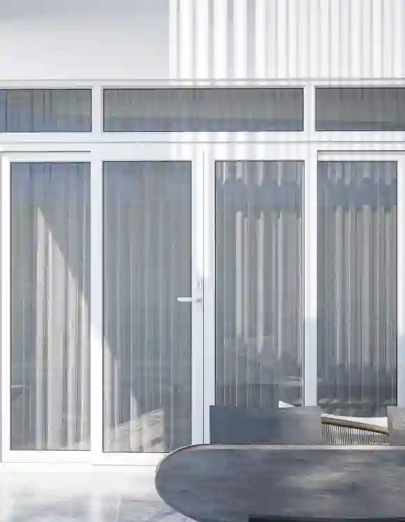 CỬA ĐI uPVC 4 CÁNH XẾP TRƯỢT