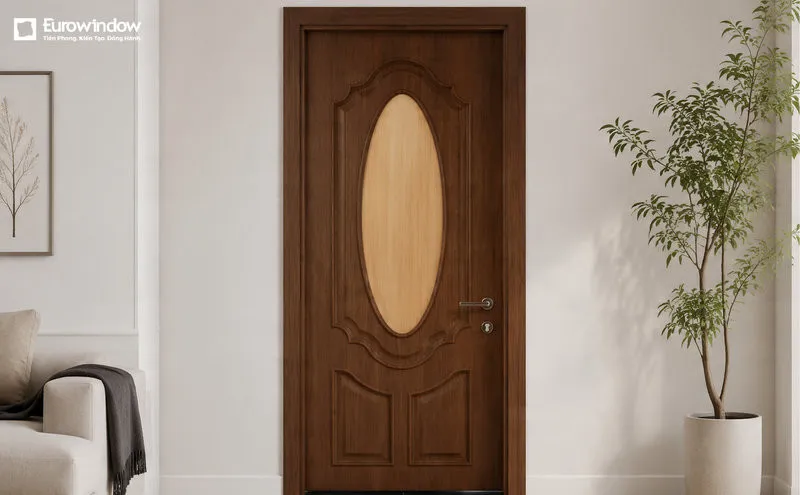 Cửa gỗ tự nhiên 2 cánh