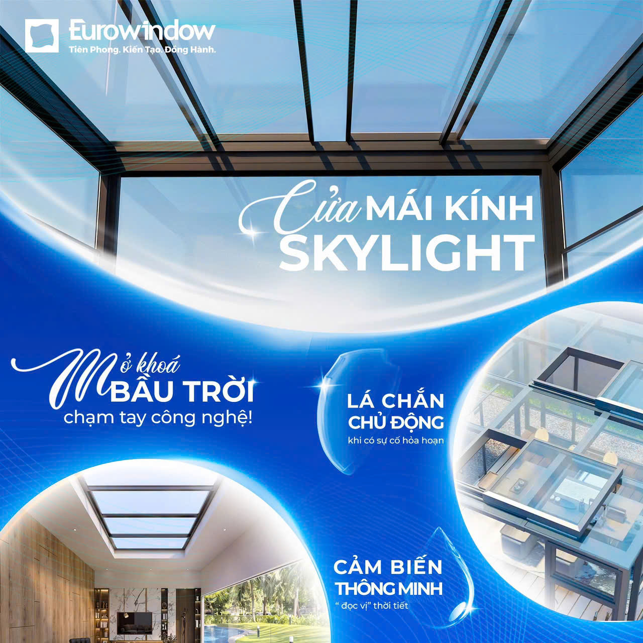 Cửa mái kính Skylight Eurowindow