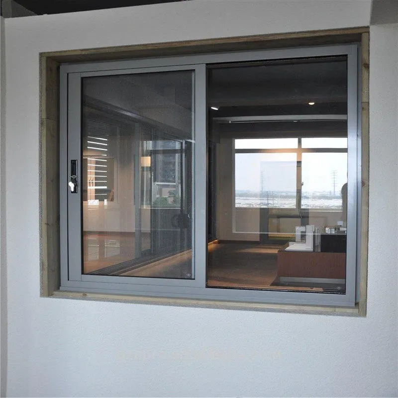 Cửa sổ mở trượt uPVC 2 cánh