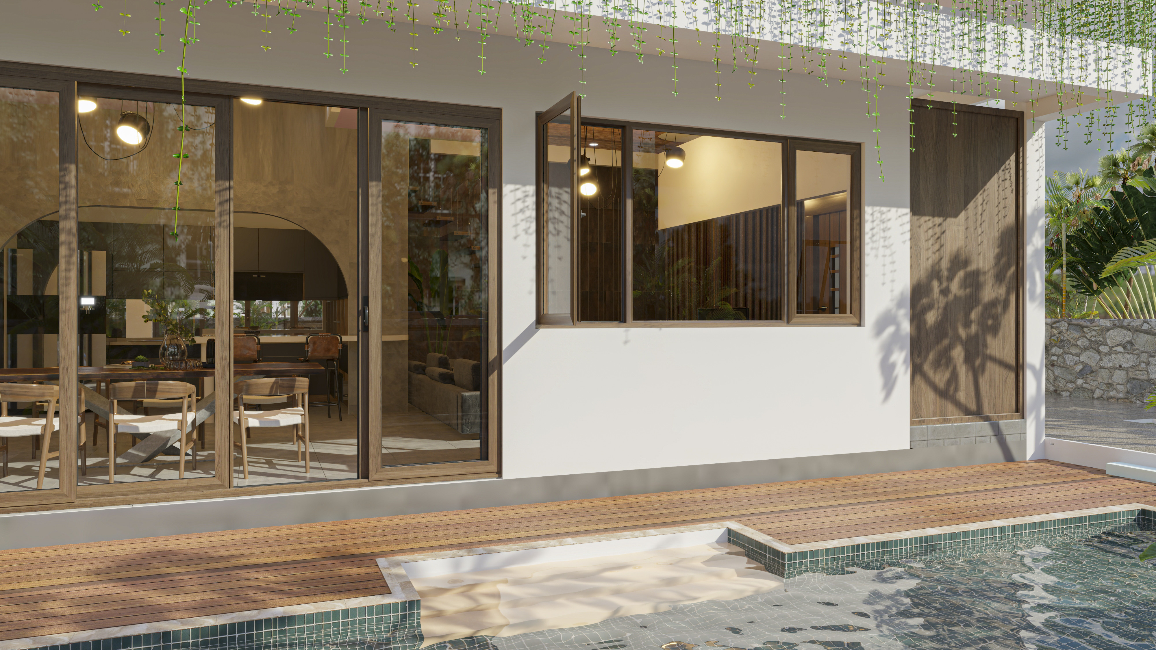Cửa sổ uPVC 1 cánh mở quay ngoài