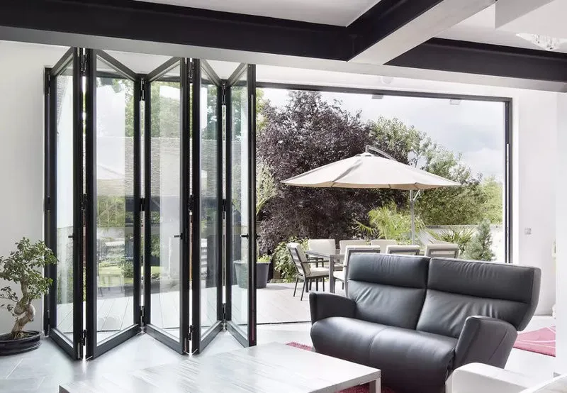 CỬA ĐI uPVC 6 CÁNH XẾP TRƯỢT