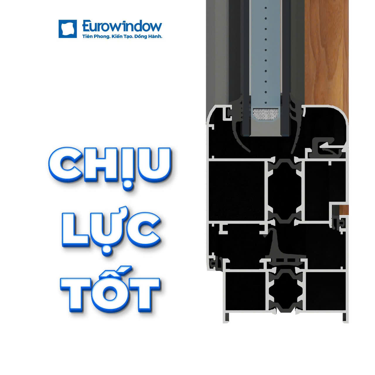 Cửa nhôm có cầu cách nhiệt Eurowindow