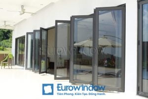 mẫu cửa đi nhôm Eurowindow