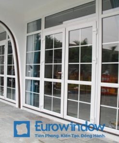 CỬA NHỰA uPVC 2 CÁNH MỞ QUAY NGOÀI
