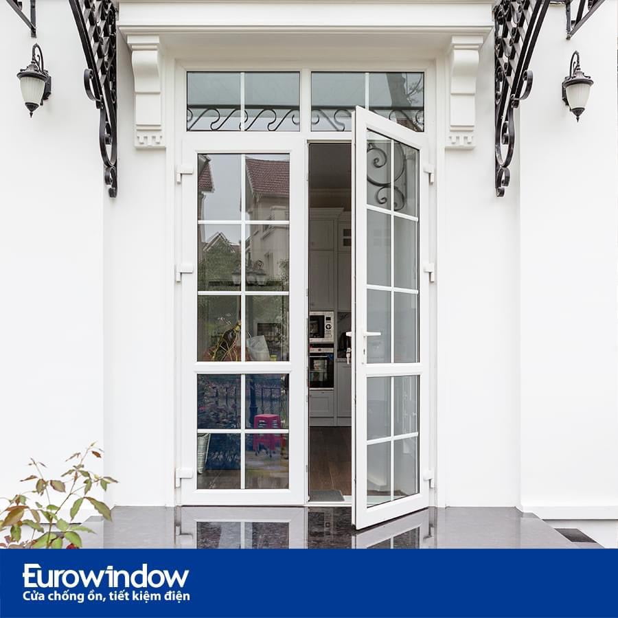 CỬA NHỰA uPVC 2 CÁNH MỞ QUAY NGOÀI