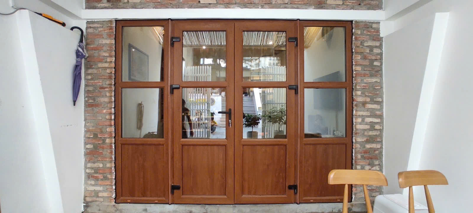 cửa nhựa uPVC Eurowindow 2 cánh